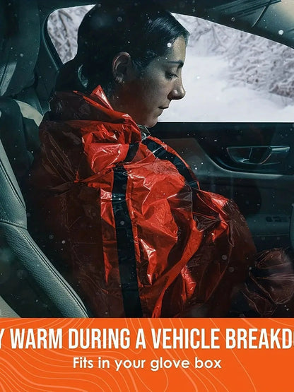Emergency Sleeping Bag Survival Bag Survival Emergency Bivy Sack Portable Blanket Thermal Outdoor Camping Ultralight Gear