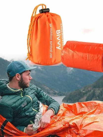 1-5 Pack Emergency Sleeping Bags Thermal Blanket Waterproof Outdoor Survival Gear