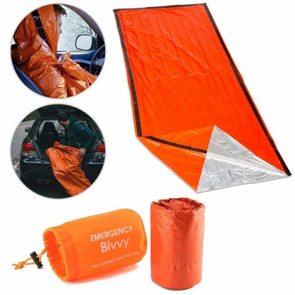 1-5 Pack Emergency Sleeping Bags Thermal Blanket Waterproof Outdoor Survival Gear