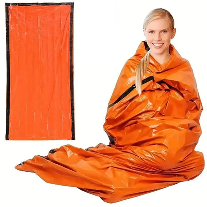 Emergency Sleeping Bag Survival Bag Survival Emergency Bivy Sack Portable Blanket Thermal Outdoor Camping Ultralight Gear